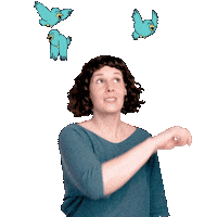 Birds Vogel Sticker by Die Minervas - Werde sichtbar!