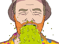 animation hawaii Sticker by Abficker Records