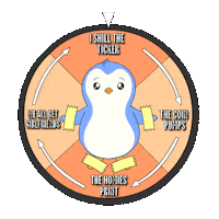 Crypto Bitcoin Sticker by Pudgy Penguins