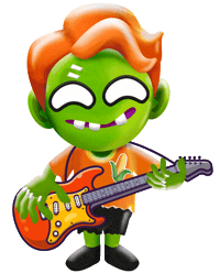 Chips Guitarra Sticker by Zumbitos