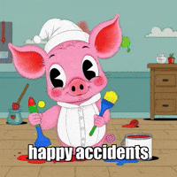 Happy Accidents Wisdom GIF by The Pigasso