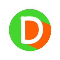 Orange Abc Sticker