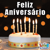 Happy Birthday GIF by Lucas and Friends by RV AppStudios