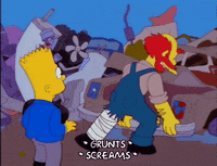 angry bart simpson GIF