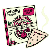 Whollyveggie green pizza health vegan Sticker