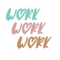 Work Love Sticker