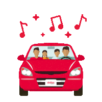 road trip fun Sticker