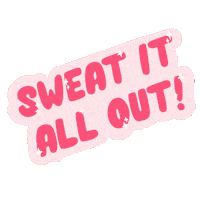 Pink Workout Sticker by Caroline's Choice