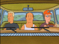 Driving King Of The Hill GIF