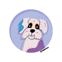 Dog Sticker by copomx