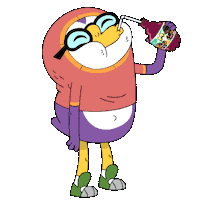 bebida cn Sticker by Cartoon Network Brasil