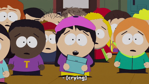scared wendy testaburger GIF by South Park 
