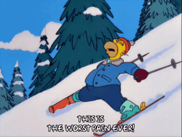 Lets Go Pain GIF by The Simpsons