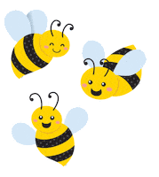 Happy Bee Sticker by Teacher Created Resources