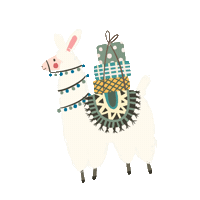 Gifts Alpaca Sticker by happyhandmadeliving