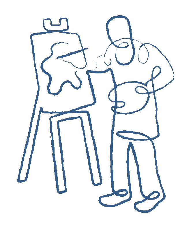 Artist Navy Sticker by City of Kamloops