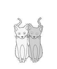 HapimagGraphic cats hospitality familiar happy cats Sticker
