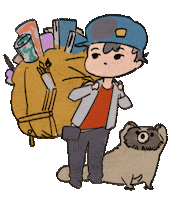 Artist Drawing Sticker