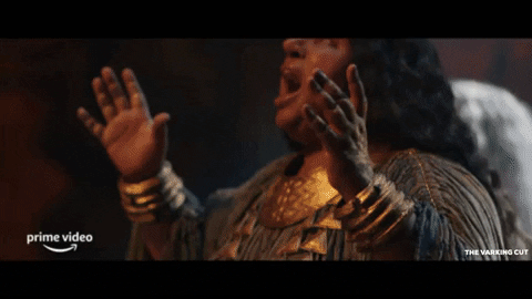 varkingrunesong giphygifmaker lotr rings of power dwarves GIF