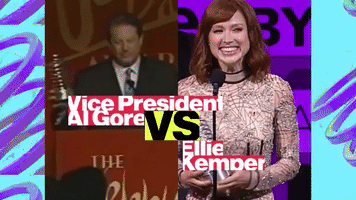 Al Gore vs Ellie Kemper Webby 5-Word Speech