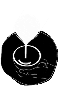 Saturday Morning Coffee Sticker by Cafeincup-bordeaux