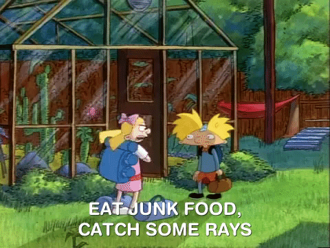 hey arnold nick splat GIF