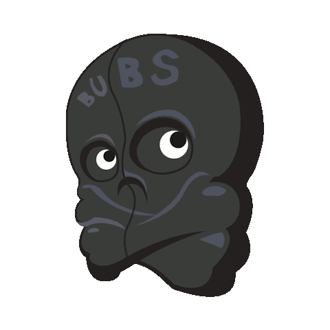 skalle nammi Sticker by BUBS Godis
