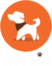 TippyTails dog dog walk tippytailsuk tippy tails Sticker