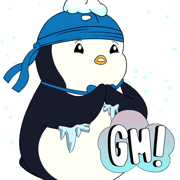 Winter Freezing Sticker by Pudgy Penguins
