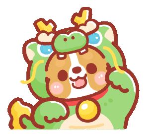 Dog Hello Sticker
