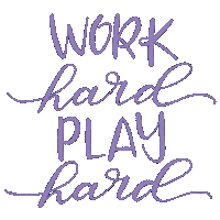 Work Hard Sticker