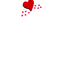 In Love Hearts Sticker
