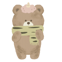 くま Sticker by fuwakuma.yuco