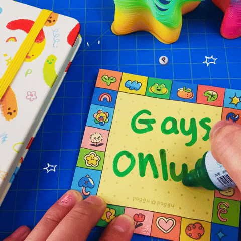Post It Gay Pride GIF by Pen Pals