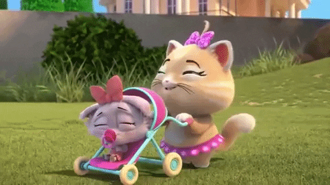 Stroll Love GIF by 44 Cats
