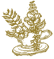 PixelGateCo illustration flowers gold garden Sticker