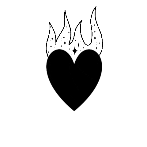 Letoile-Polaire giphyupload heart fire space Sticker
