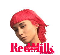 redmilkagency redmilk Sticker