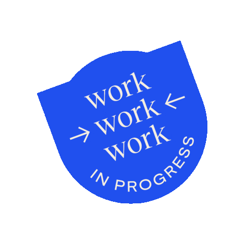 Wip Sticker by De Barbaren