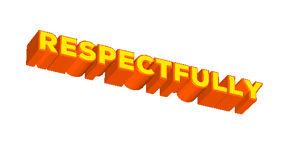 Respectfully Sticker by Aquafaba Test Kitchen