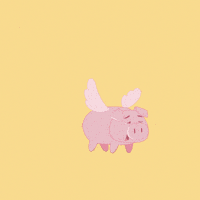 Sick Flying Pig GIF by PositivelyPigasus
