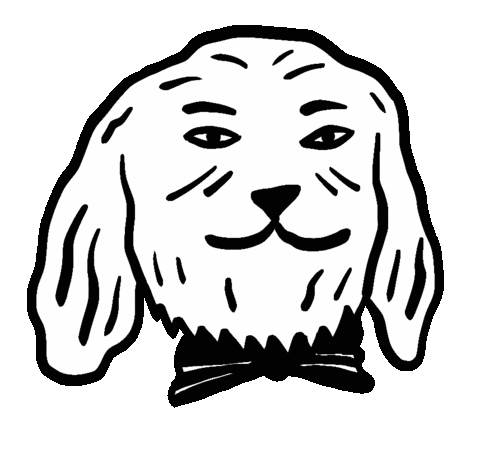 Dog Illustration Sticker by Minile