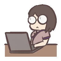 Stressed Illustration Sticker