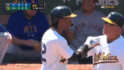 Talking Major League Baseball GIF by Oakland Athletics