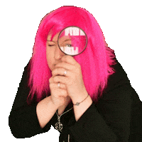 Search Look Closer Sticker by monikapolasek