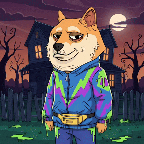 Shiba Inu Illustration GIF by Doge Pound