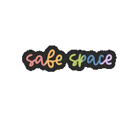 Safe Space Queer Sticker by Lucie Gerstmann