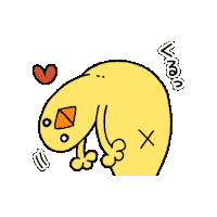 Bird Chicken Sticker by ぴょろりんちょ（ひよこ人間ぴよ）