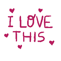 I Love Hearts Sticker