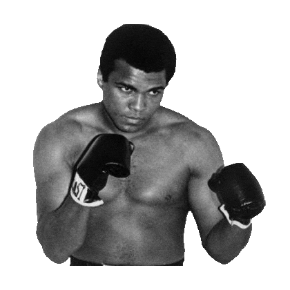 muhammad ali boxing STICKER by imoji